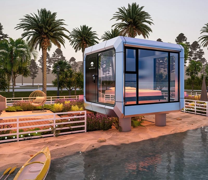 SPACEHOME E304 Glamping-Kapsel mit Panoramafenster