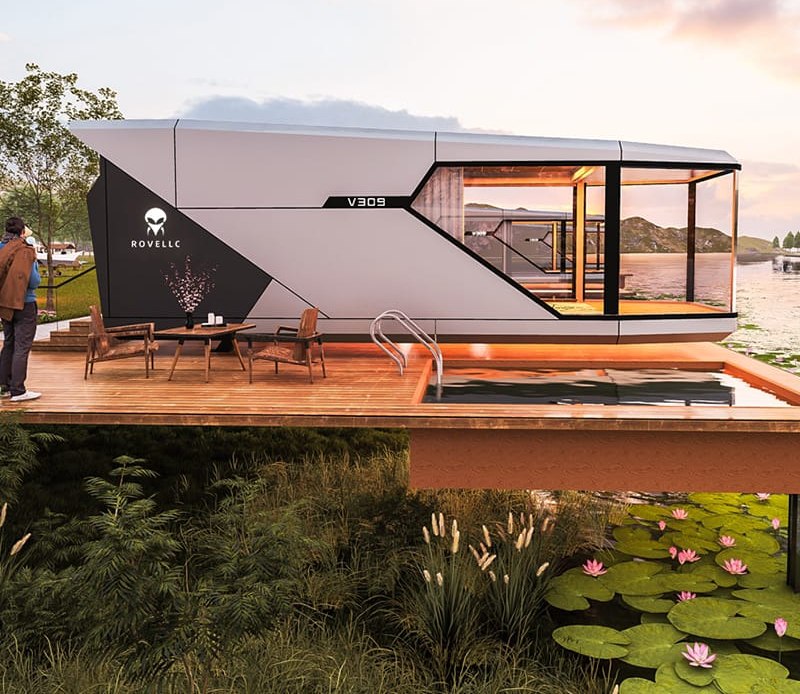 SPACEHOME V309 Off-Grid-Kapsel mit Solarsystem